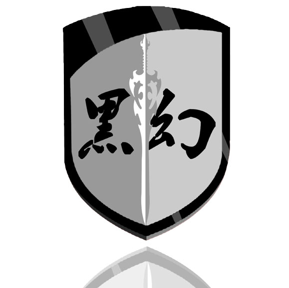 hp黑幻游戏电脑logo和海报设计