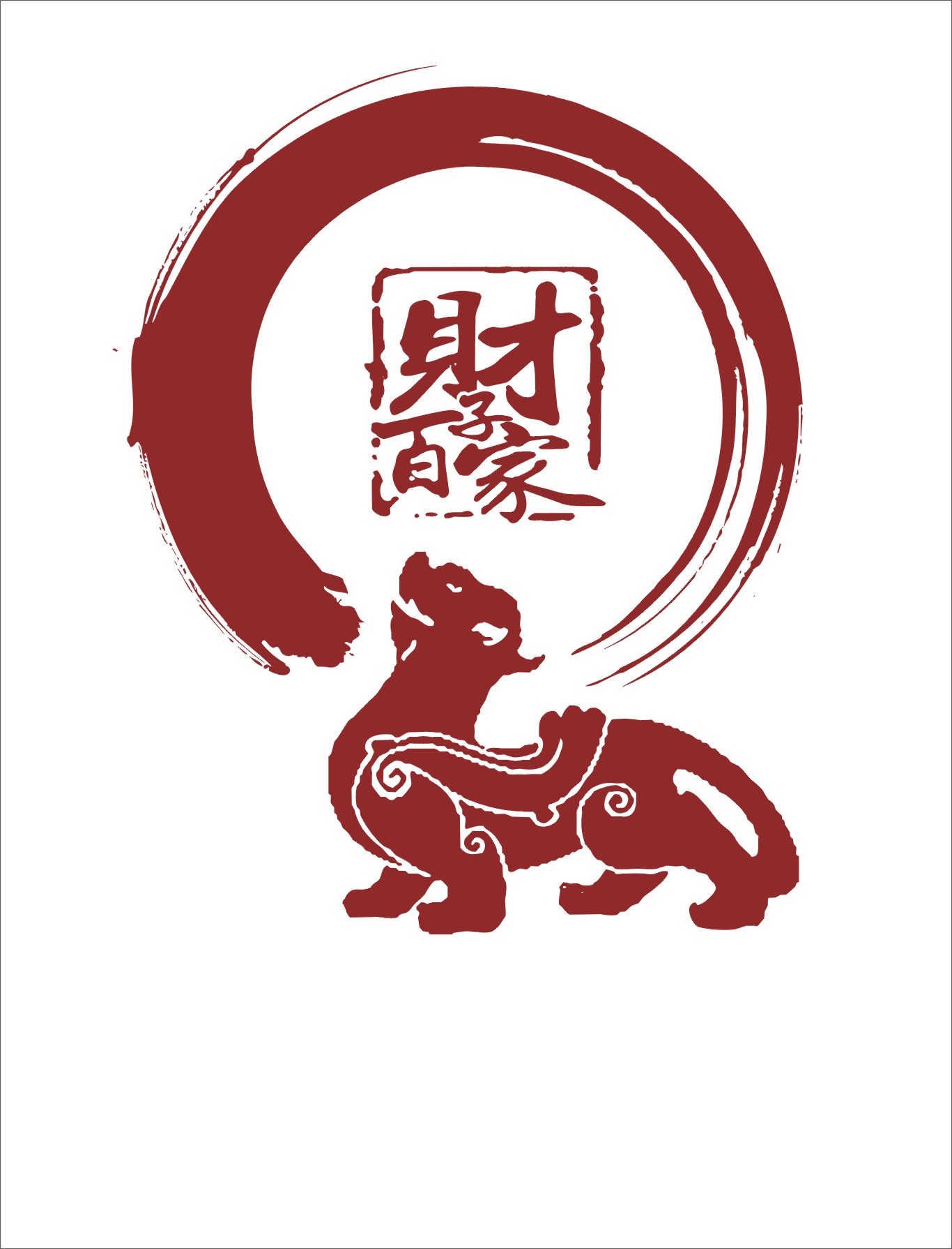 《财子百家》电视栏目logo