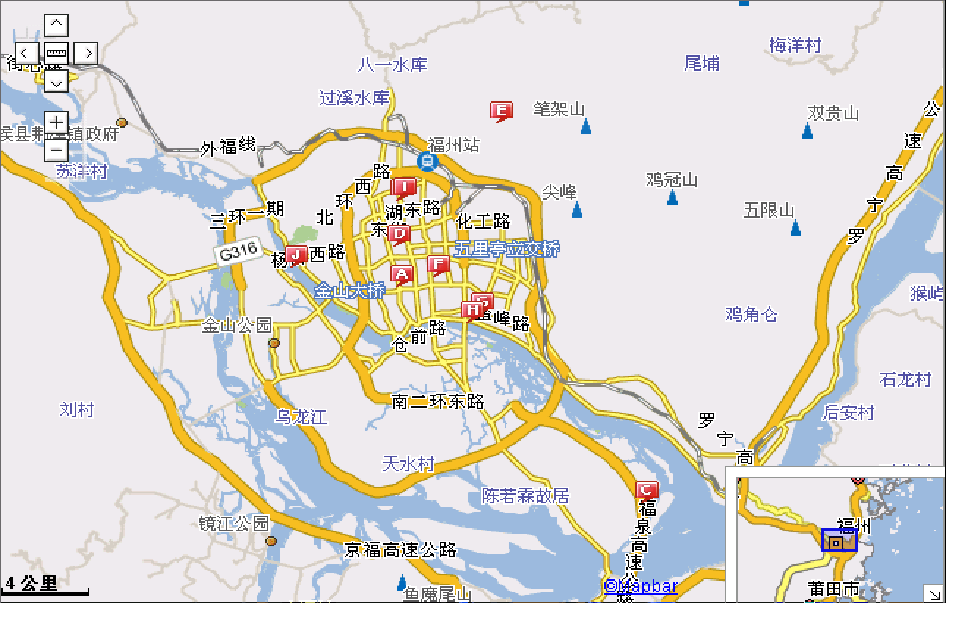 想要一份最清晰的可打印的福州地图