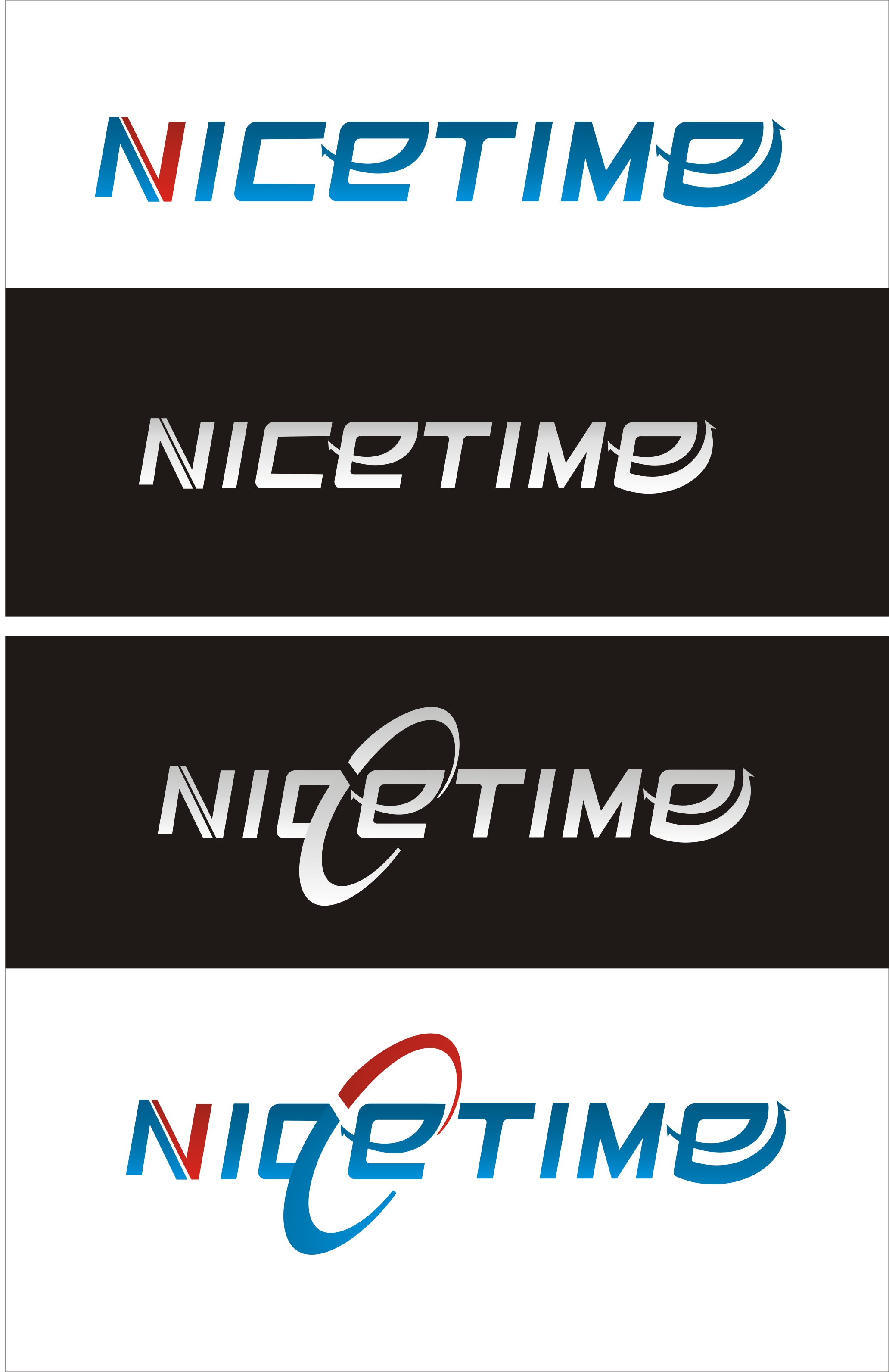 nicetime英文logo设计-logo设计-猪八戒网