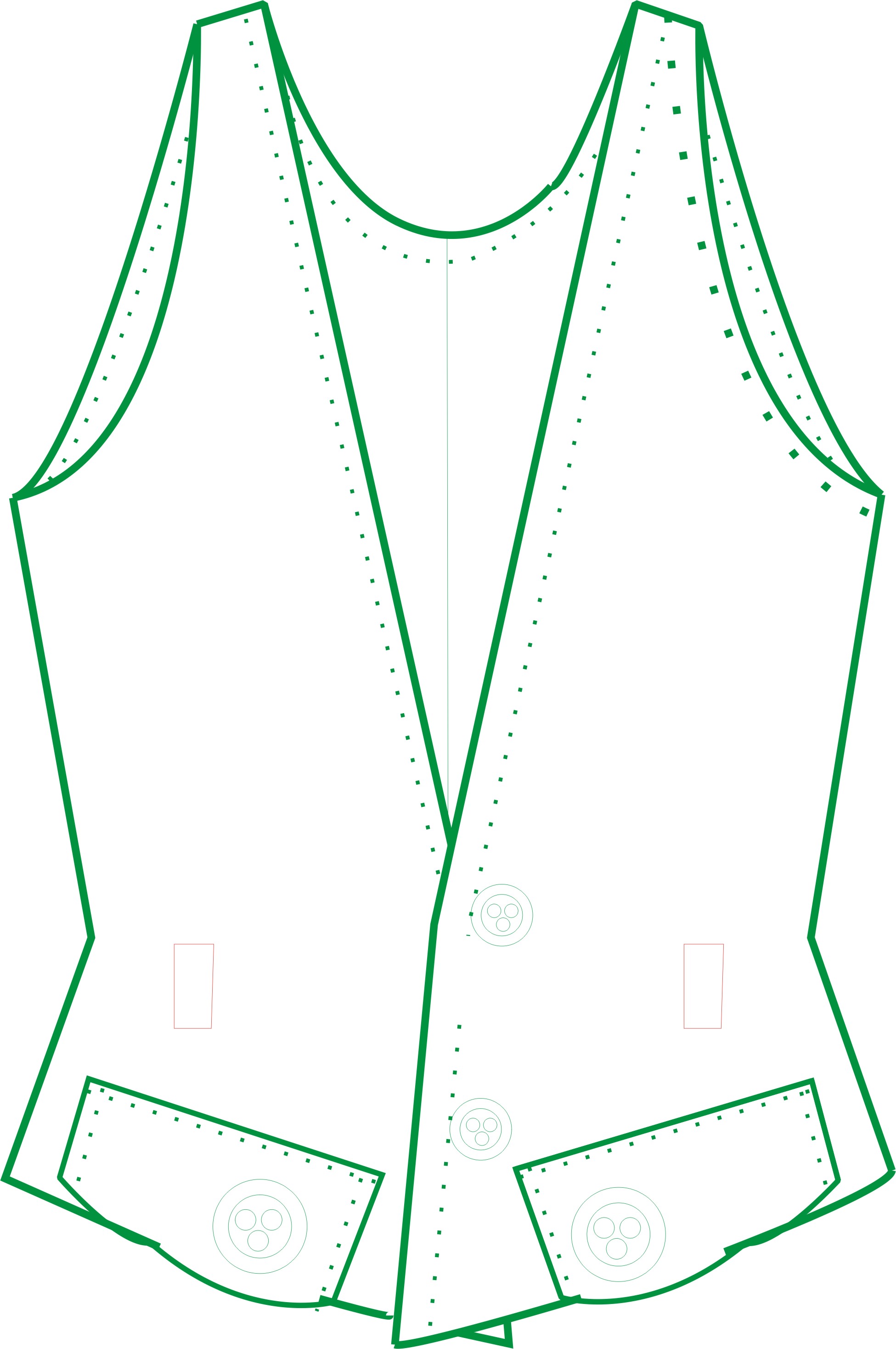 设计白领女士的马甲款式