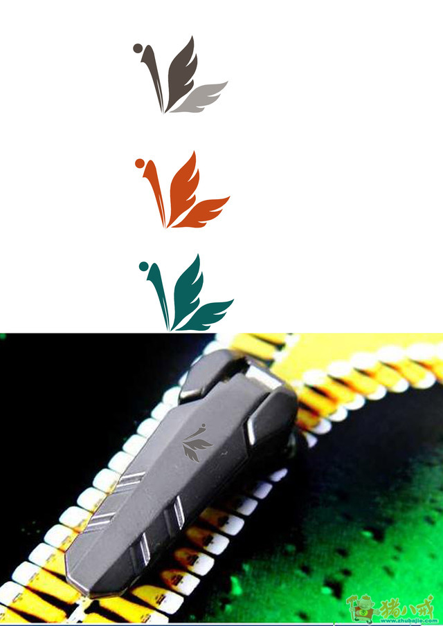 jee品牌拉链logo设计