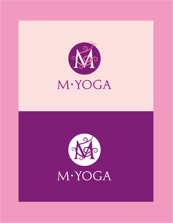 100 m. yoga logo优化, 已有参考图