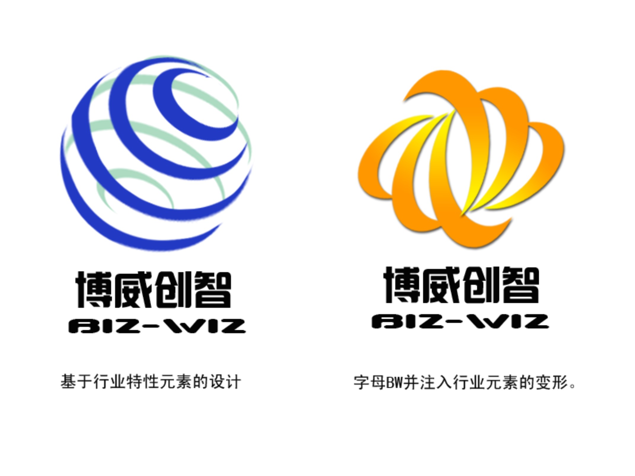 博威创智信息技术公司logo设计