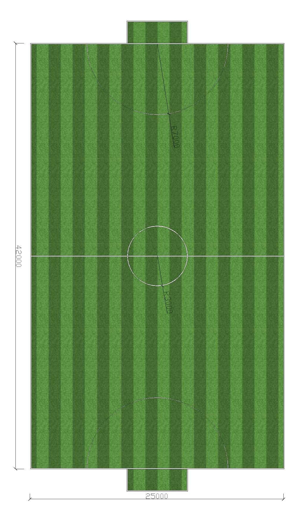 五人制足球场地效果图 - 第3012204号稿件-vi设计-猪八戒网