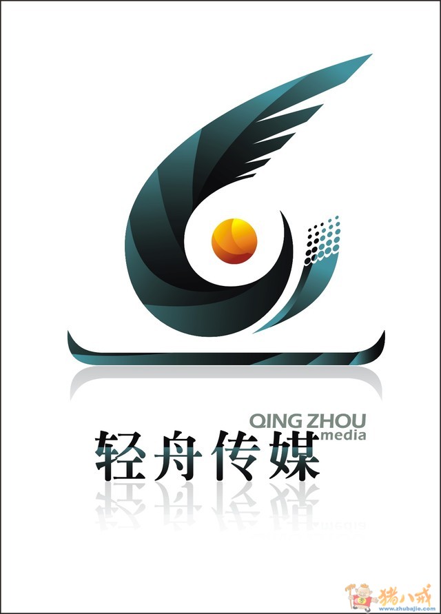"轻舟"文化传媒 logo设计及名片设计