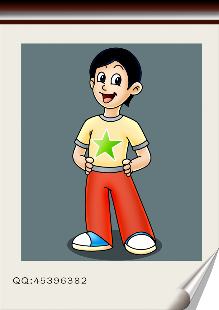 500 小男孩"星星"人物形象设计