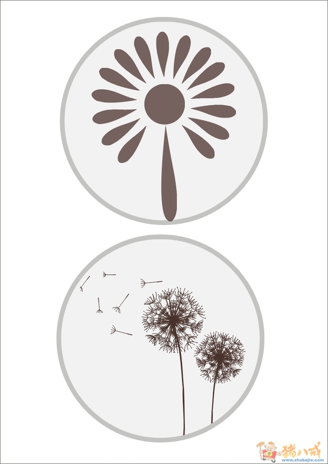图案设计-蒲公英
