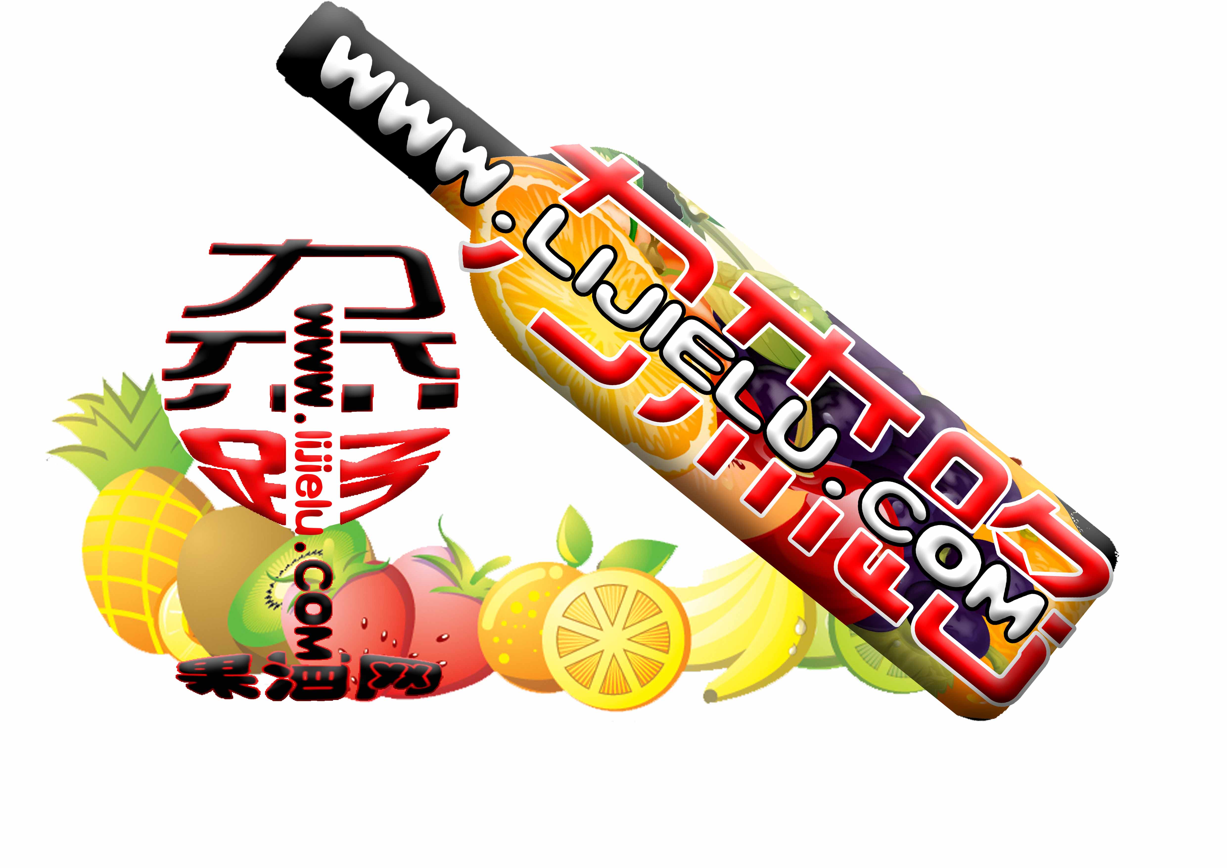 100 力杰路果酒网logo设计