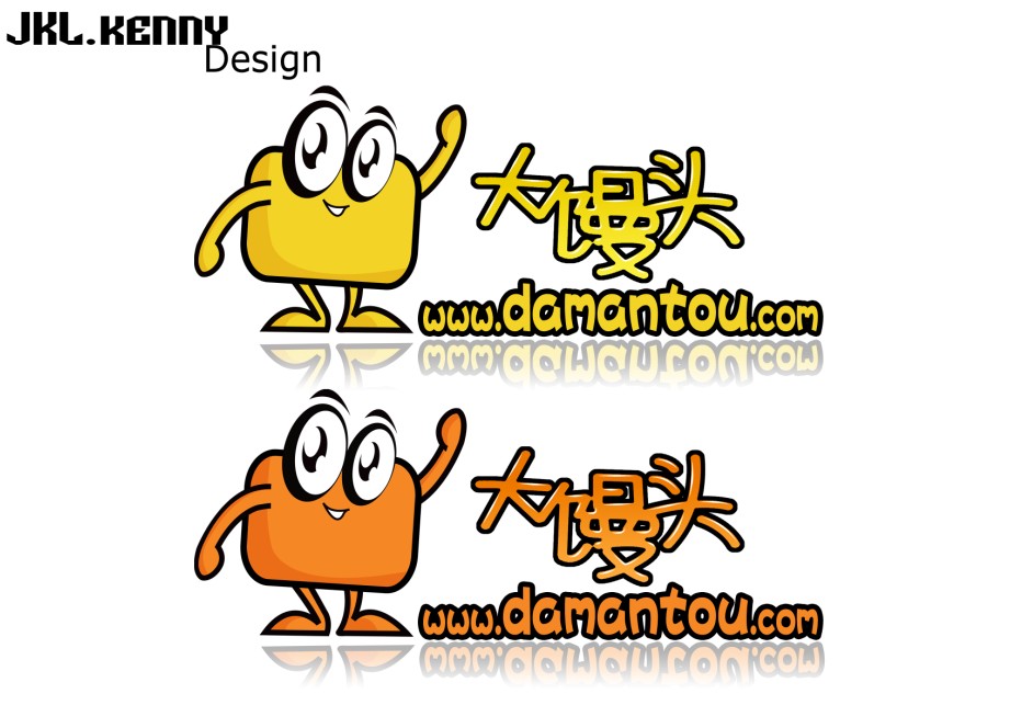 "大馒头www.damantou.com"logo设计