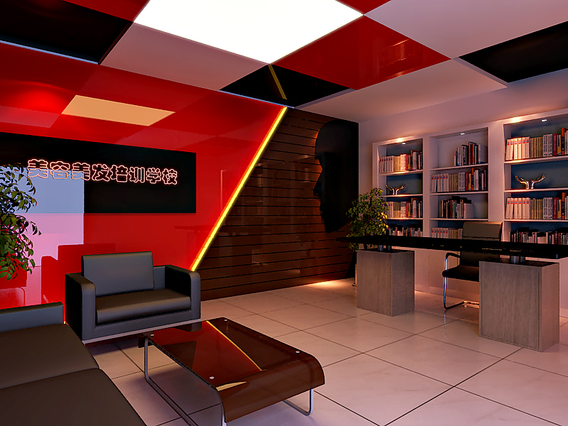 美容美发学校招生办公室室内设计