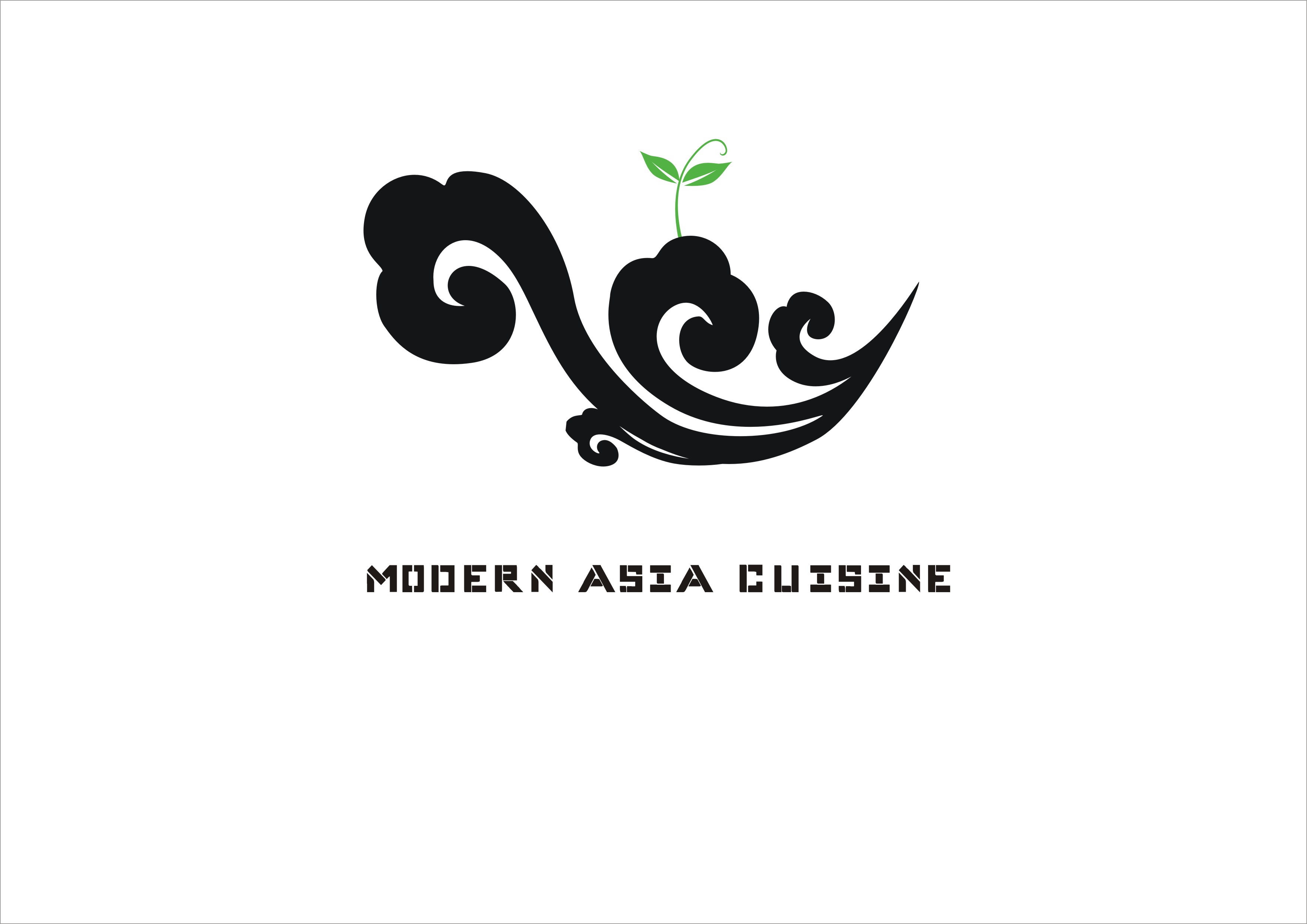 高档会所餐厅logo店招重新设计