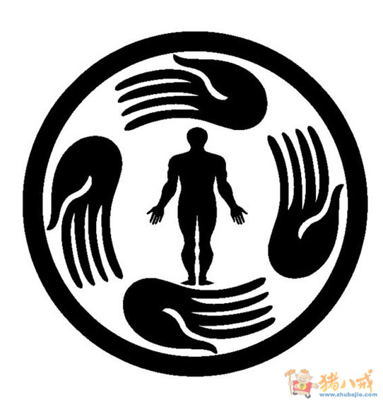 为美国纽约市中医针灸推拿诊所设计logo 店标