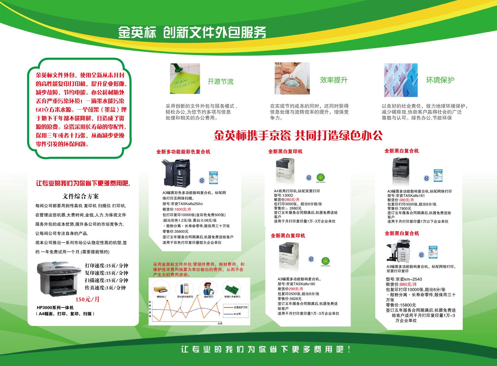 公司宣传彩页a4正反面