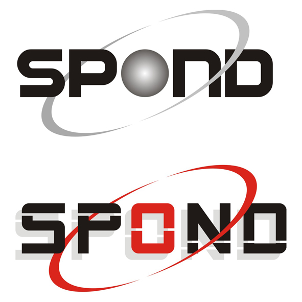 spond几个字母设计个logo及名片