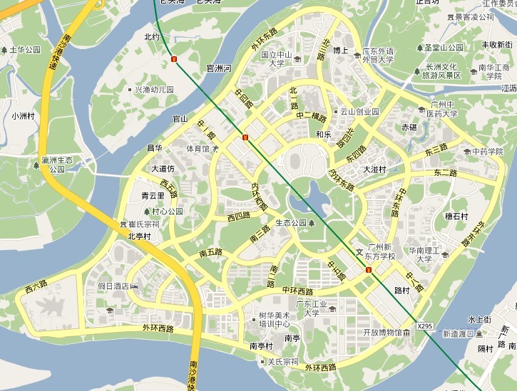 需求号:276207 具体要求: 要求:在广州大学城地图上,点击出发点和目的