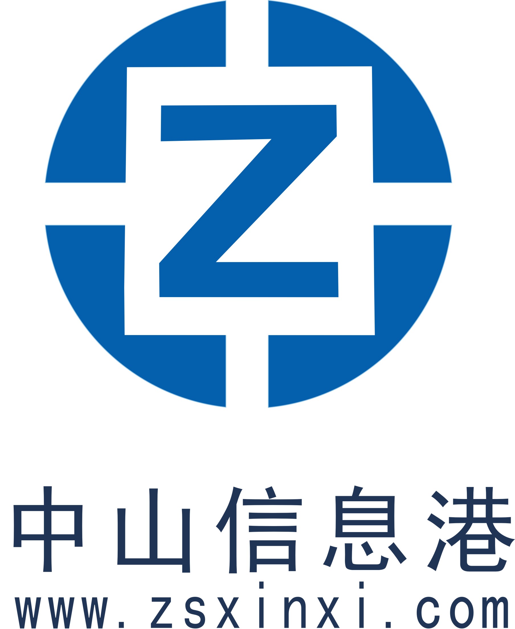 制作中山信息港logo