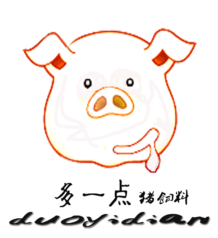 300设计"多一点"猪饲料logo