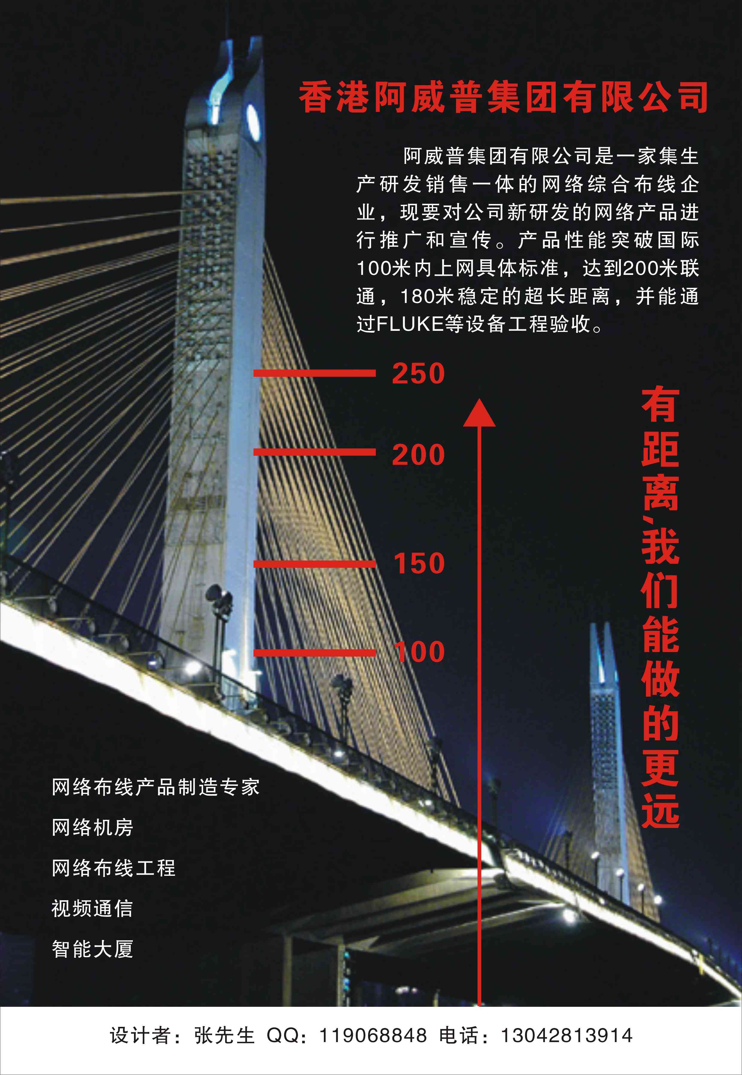 网络线广告宣传单设计