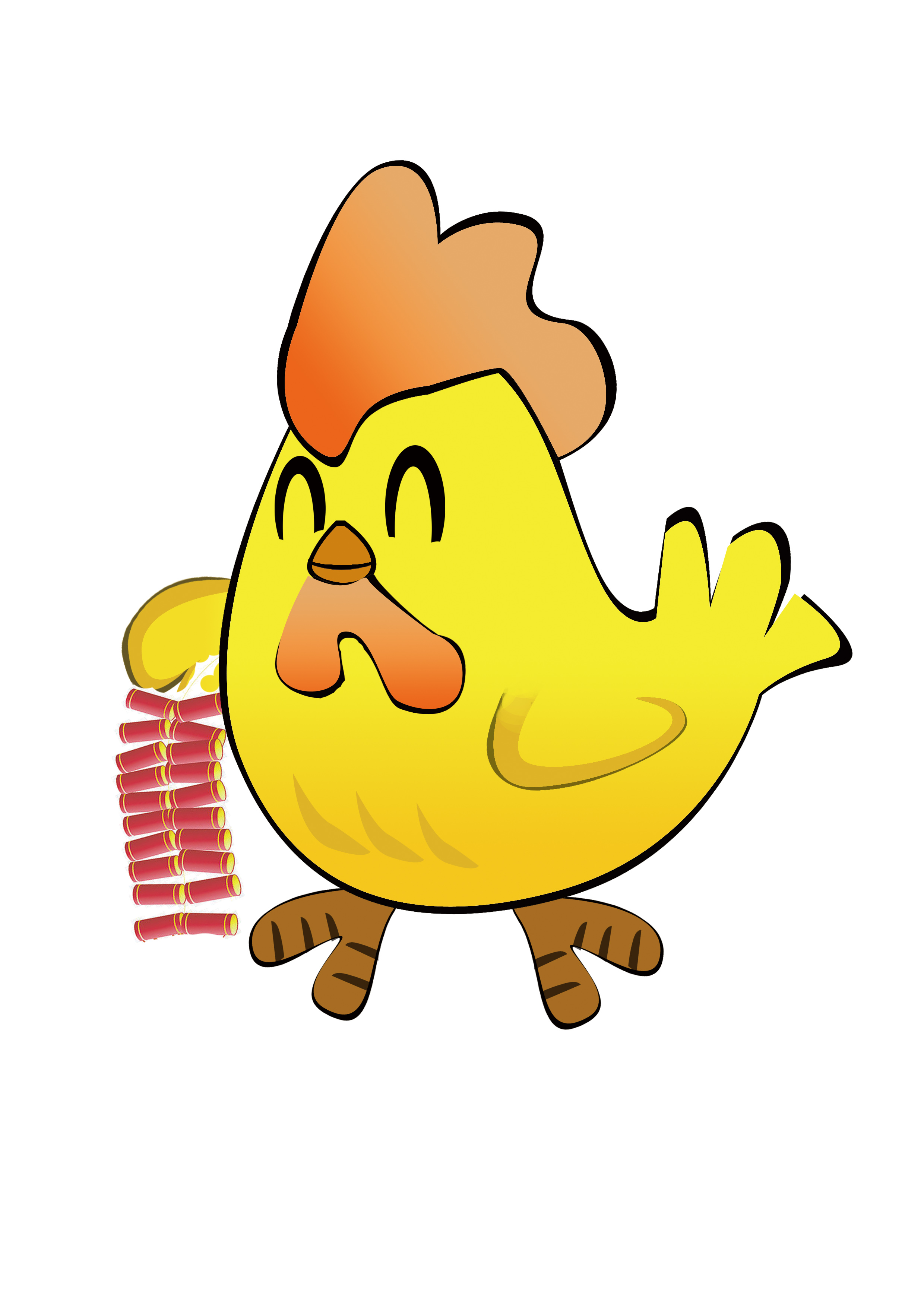 350 卡通鸡造型(精品玩具设计)