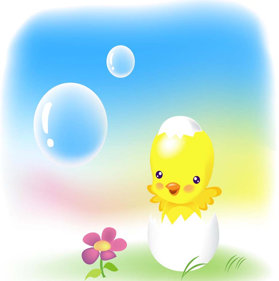 设计一个卡通的正在出蛋壳的小鸡(最好)造型 tianhuazb 投标-猪八戒网