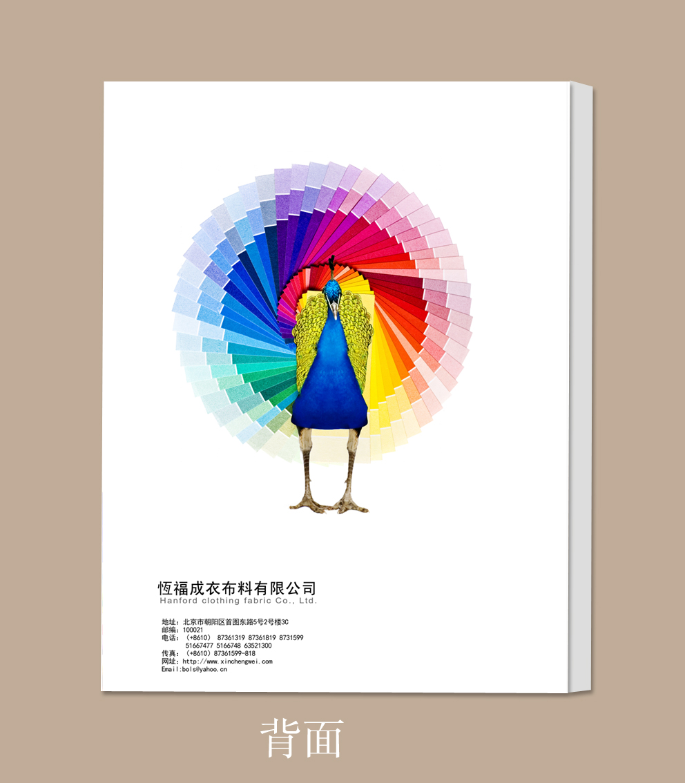 色卡封面设计