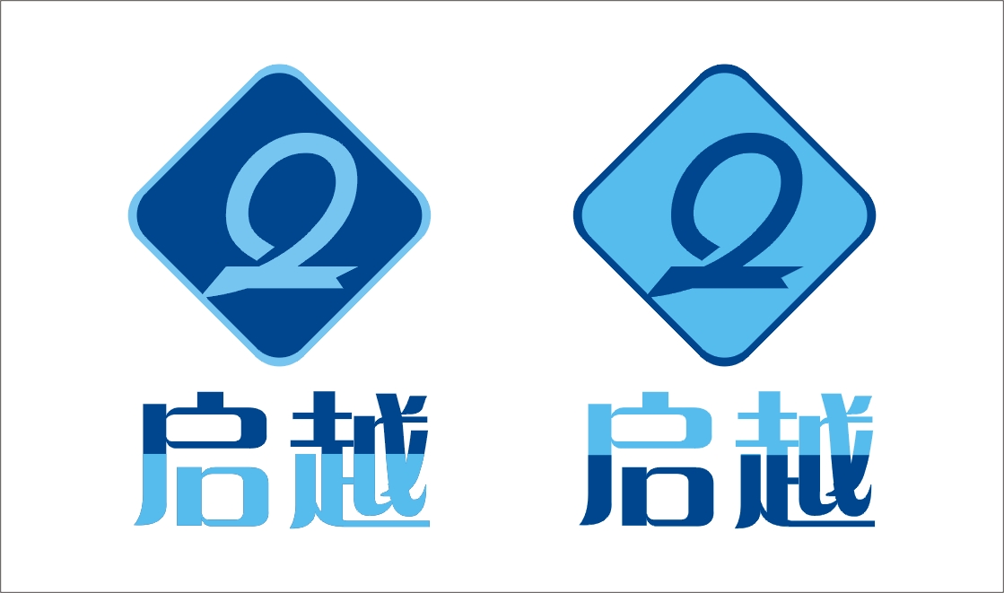 上海启越生物科技有限公司logo设计